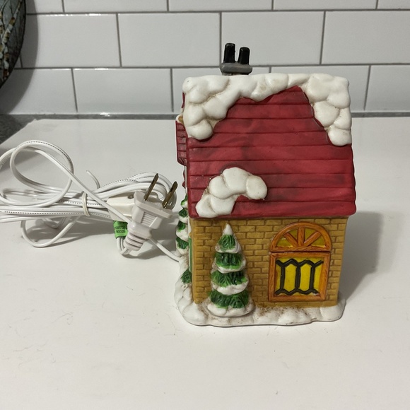 VTG Danson Christmas illuminated porcelain Muffin Bakery - Picture 9 of 9